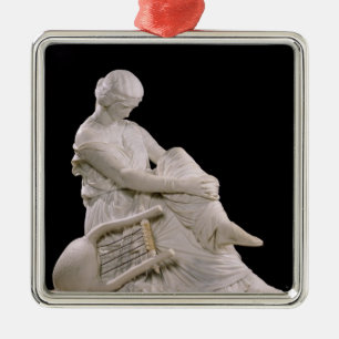 Ornement Carré Argenté Sappho, 1852