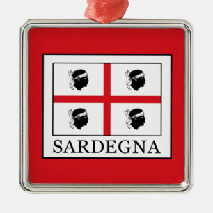 Ornement Carré Argenté Sardegna