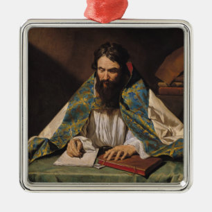 Ornement Carré Argenté St Ambrose, c.1633-39