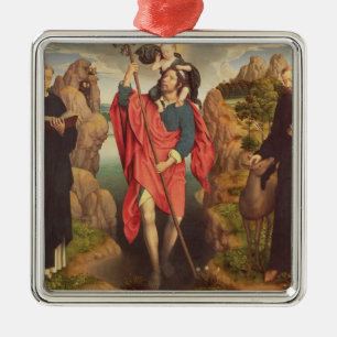 Ornement Carré Argenté St Christopher, 1484
