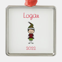 Sympathique personnage de Noël Enfants personnalis