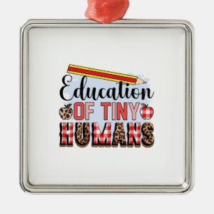 Ornement Carré Argenté Teacher Education Of Tiny Humans
