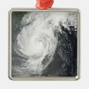 Ornement Carré Argenté Tempête tropicale Parm