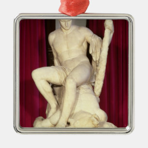 Ornement Carré Argenté Theseus et le Minotaur, 1782