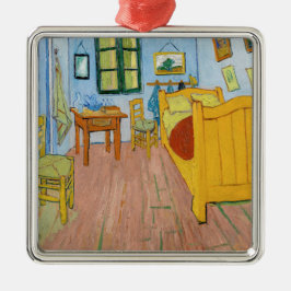 Ornement Carré Argenté Vincent Van Gogh - Chambre de Vincent à Arles
