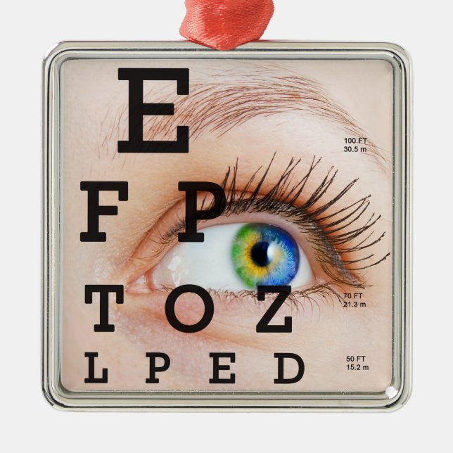 Ornement Carré Argenté Vision / Eye Doctor - SRF (Devant)