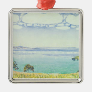 Ornement Carré Argenté Vue de lac Leman de Chexbres, 1905