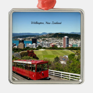 Ornement Carré Argenté Wellington, Nouvelle-Zélande,