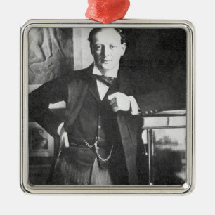 Ornement Carré Argenté Winston Spencer Churchill en 1904