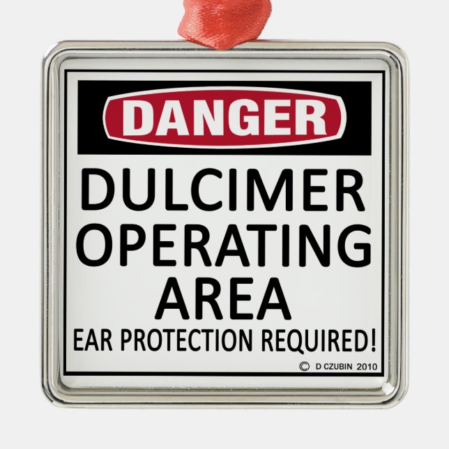 Ornement Carré Argenté Zone opérationnelle Dulcimer (Devant)