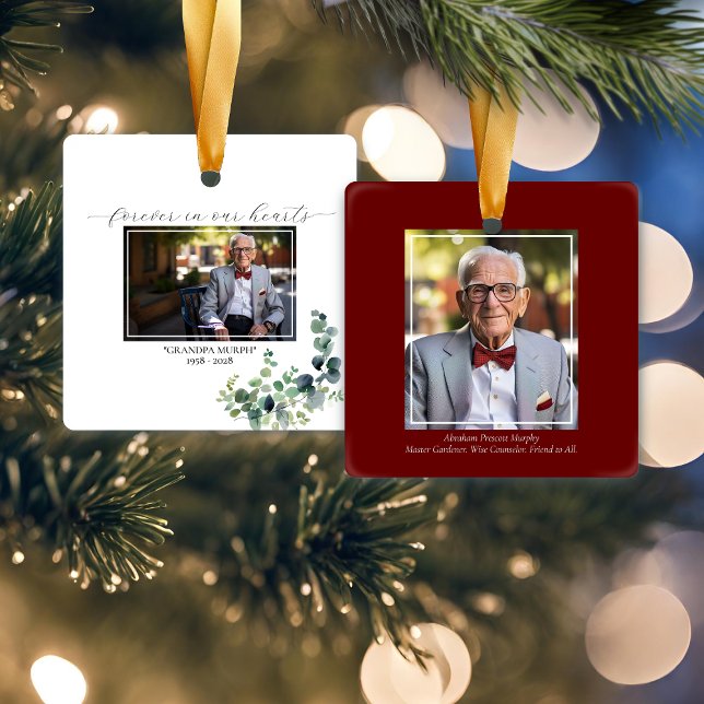 Ornement Carré du mémorial Eucalyptus - 2 Photos (Créateur téléchargé)