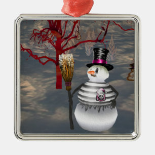 Ornement Carré gothique de Snowman
