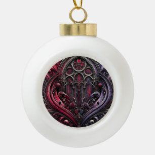 Ornement cathédrale gothique avec Motif Rose