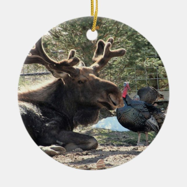 Ornement céramique Tahoma & Eugene 2020 (Devant)