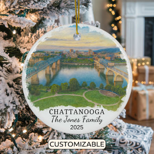 Ornement Chattanooga personnalisé, Tennessee