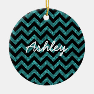 Ornement Chevron Parties scintillant Look
