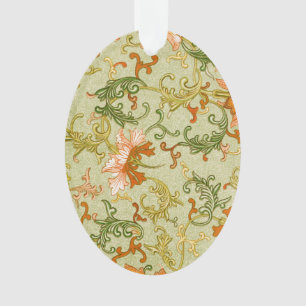 Ornement Chinois Vintage Fleurs Jones
