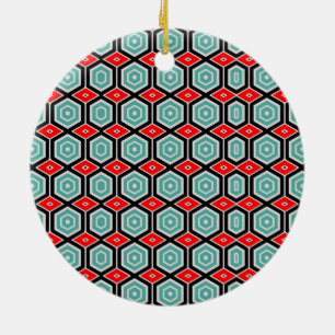 Ornement circulaire en céramique moderne