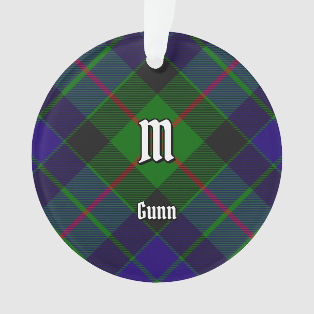 Ornement Clan Gunn Tartan (devant)