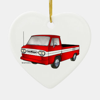 Ornement Cœur En Céramique 60-61 collecte de Corvair Rampside