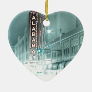 Ornement Cœur En Céramique Alabama-théâtre