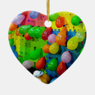 Ornement Cœur En Céramique Bruit de ballon