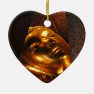 ORNEMENT CŒUR EN CÉRAMIQUE BUDDHA