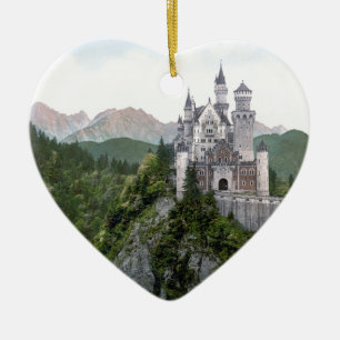 Ornement Cœur En Céramique Château 5 de Neuschwanstein