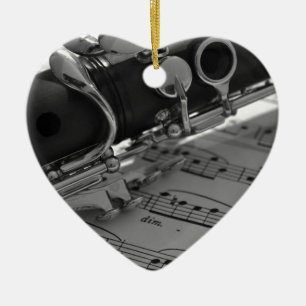 Ornement Cœur En Céramique Clarinet