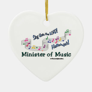 Ornement Cœur En Céramique Cnotes Minister of Music