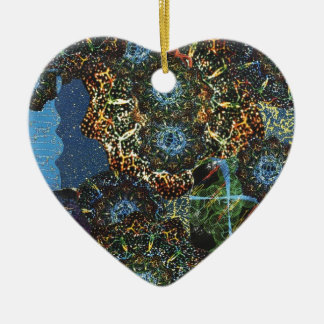 Ornement Cœur En Céramique DNA~Memory