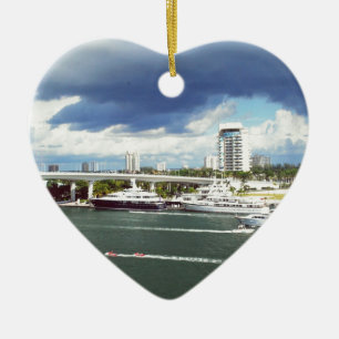 Ornement Cœur En Céramique Fort Lauderdale la Floride