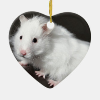 Ornement Cœur En Céramique Hamster d'ours de nounours