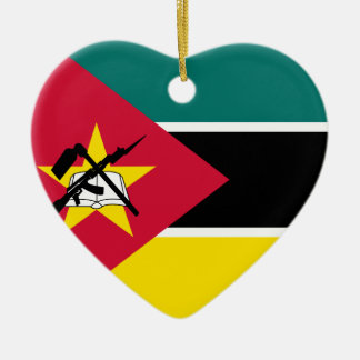 Ornement Cœur En Céramique I Heart Mozambique