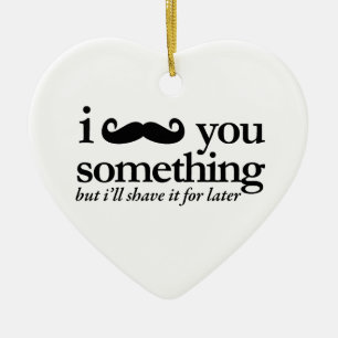 Ornement Cœur En Céramique I Mustache