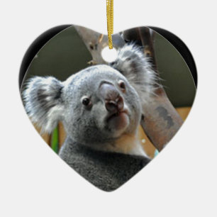 Ornement Cœur En Céramique "Koala "