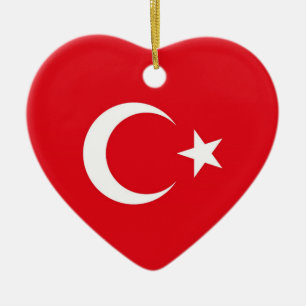 ORNEMENT CŒUR EN CÉRAMIQUE LA TURQUIE