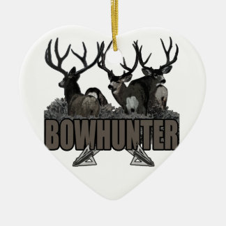 Ornement Cœur En Céramique Le trophée oppose Bowhunter