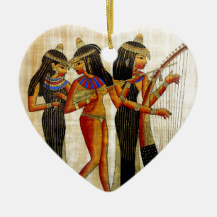 Ornement Cœur En Céramique L'Egypte antique 7