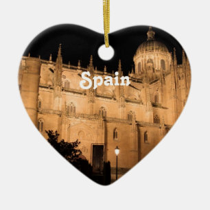 Ornement Cœur En Céramique L'Espagne