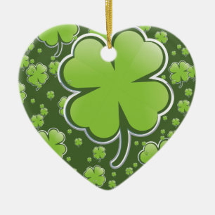 Ornement Cœur En Céramique Lucky Charms