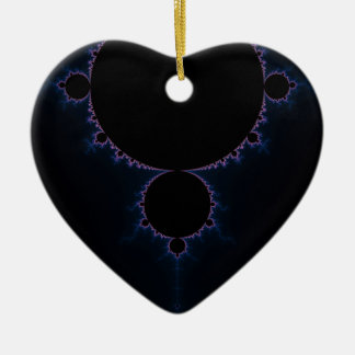 Ornement Cœur En Céramique Mandelbrot Set 10