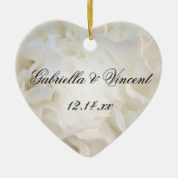 Mariage floral de carnation blanche