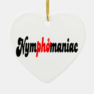 Ornement Cœur En Céramique Nymphomane