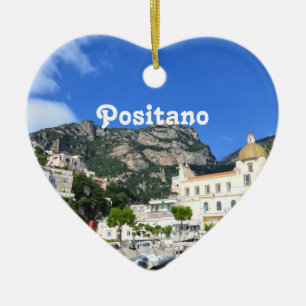 Ornement Cœur En Céramique Positano