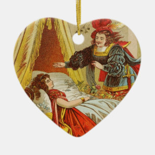 Ornement Cœur En Céramique Prince charme
