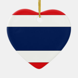 Ornement Cœur En Céramique Thaïlande