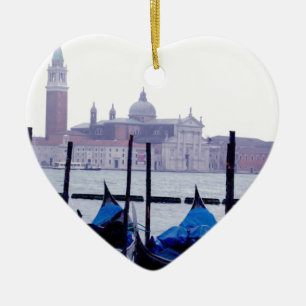 Ornement Cœur En Céramique Venise Italie Voyage