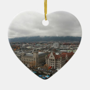 Ornement Cœur En Céramique Zurich, Suisse