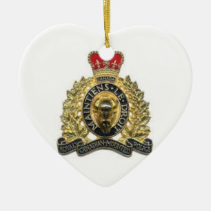 Ornement coeur heart rcmp